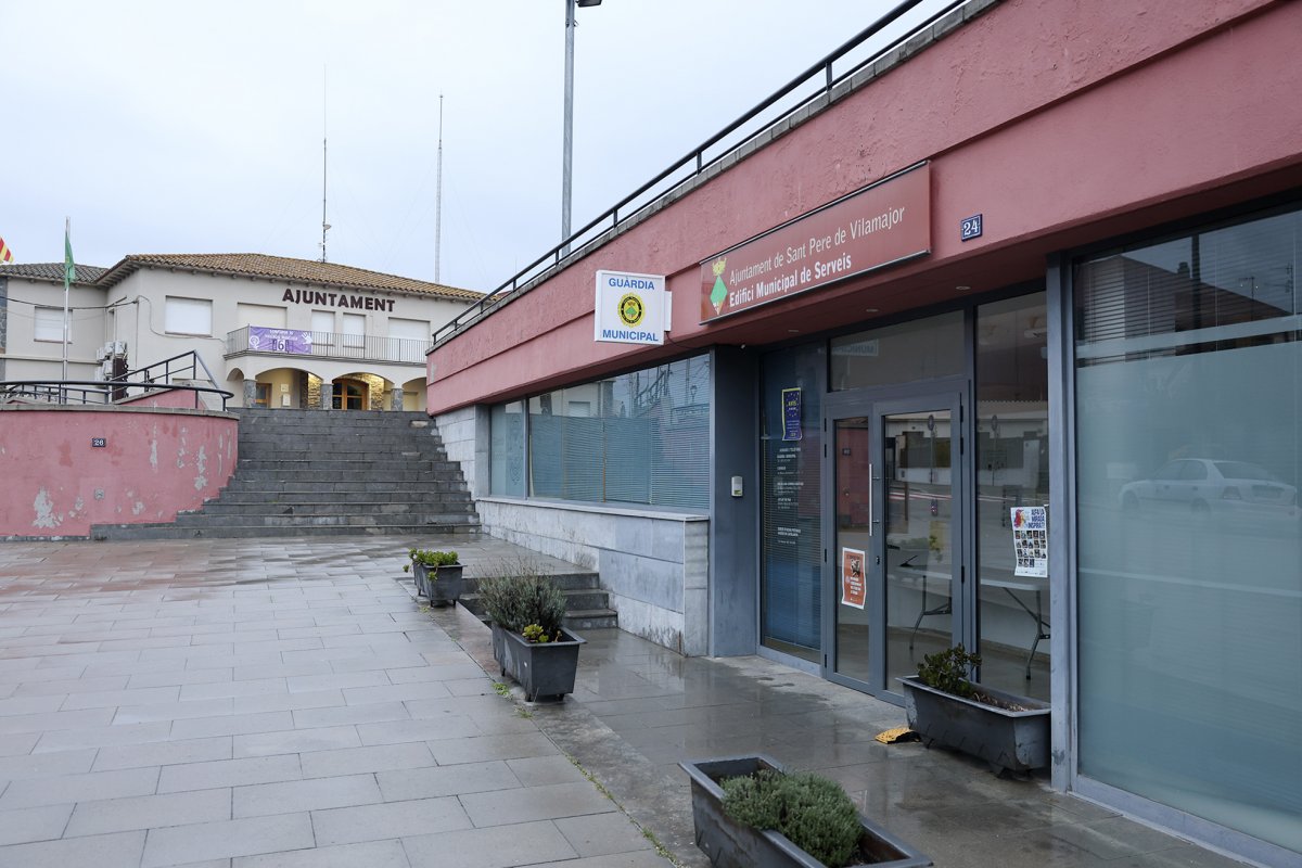 El local de la Guàrdia Municipal de Sant Pere