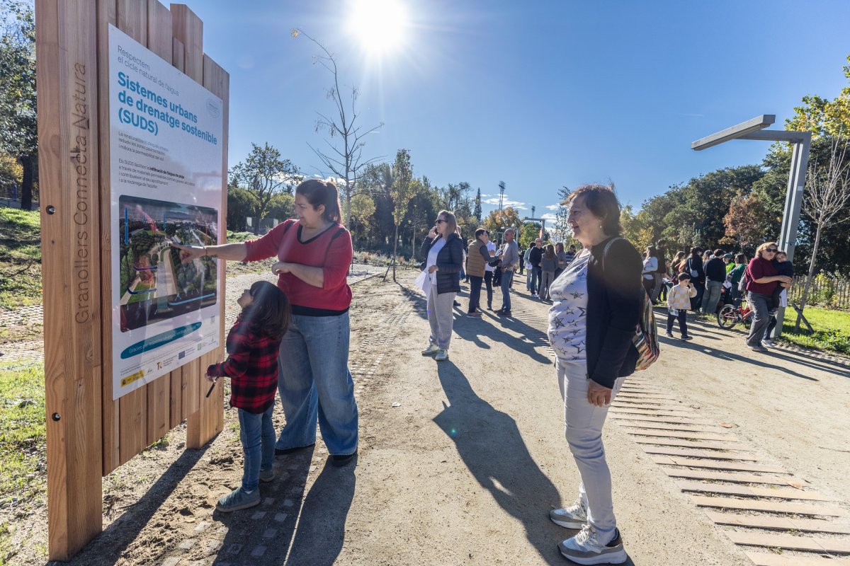 A la inauguració de la transformació del riu Congost es van poder descobrir els nous sistemes de drenatge