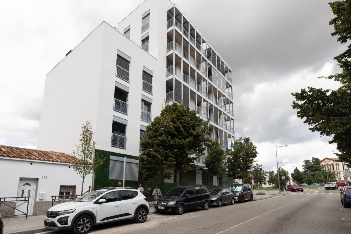 El nou edifici amb pisos destinats al lloguer social