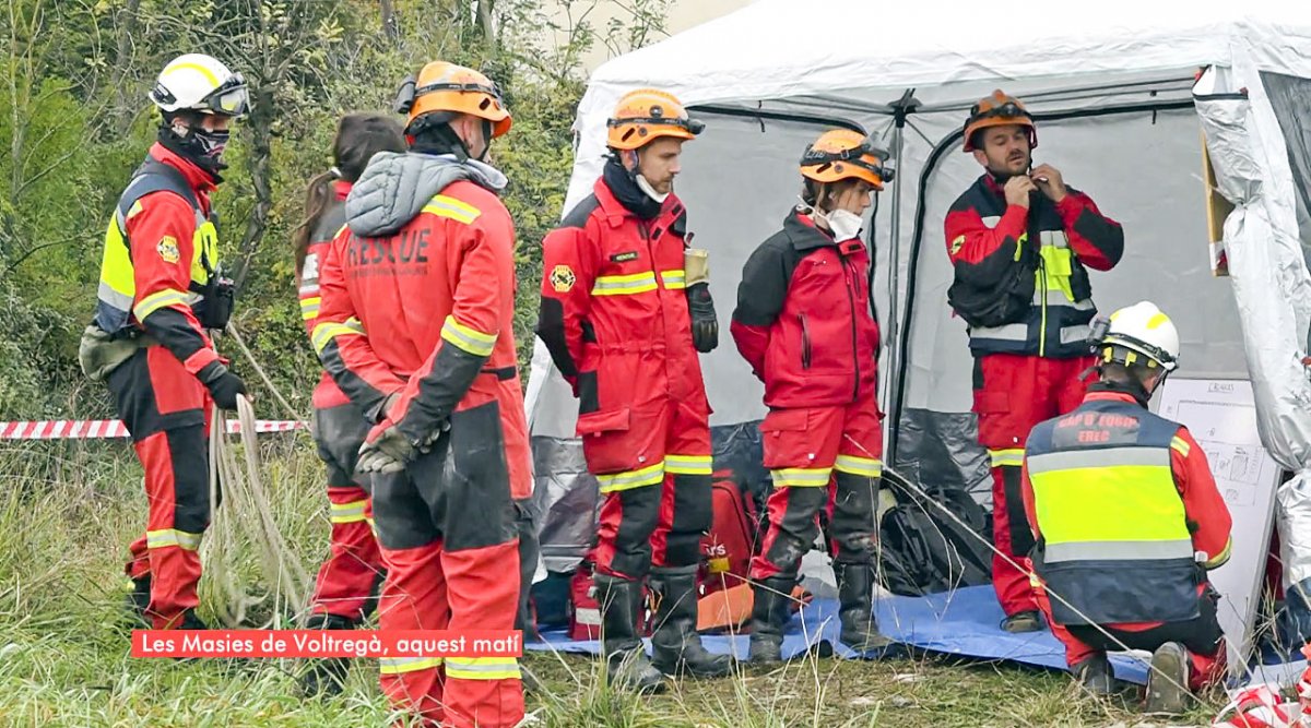 Simulen els efectes d’un terratrèmol a les antigues fàbriques de Gallifa