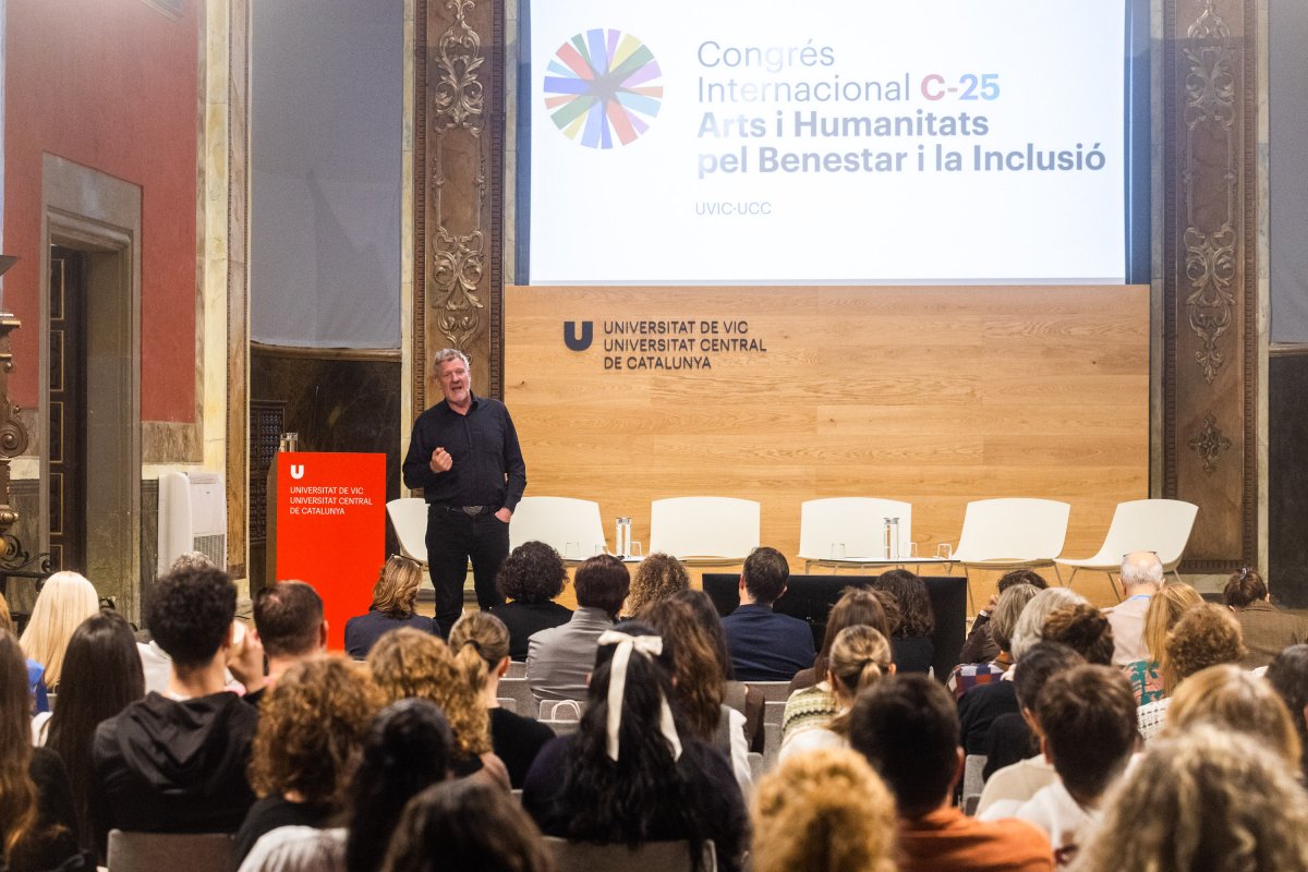 David Bueno, al Paranimf de la Universitat de Vic