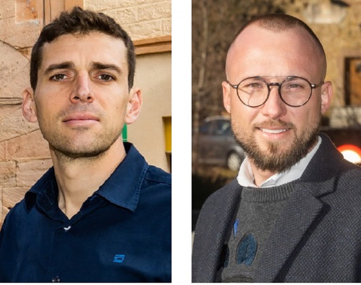 Pol Barnils, alcalde de Seva (Sumem) i Gil Vilarrasa (Junts)