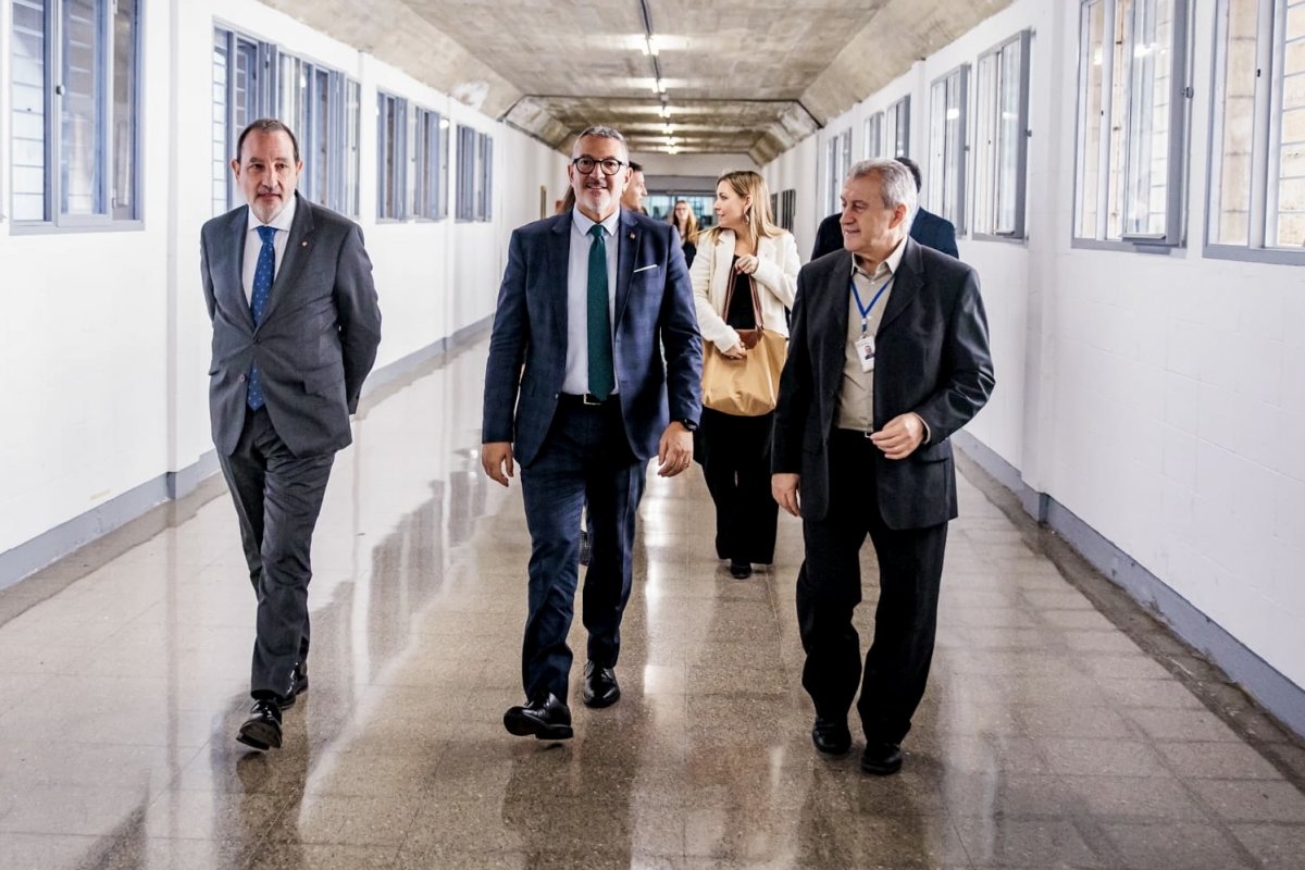 Els consellers aquest dimarts a la presó de Quatre Camins