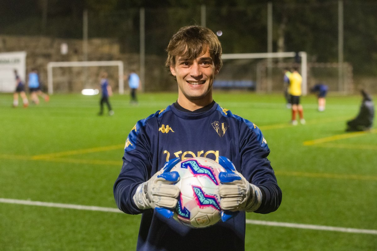 Joan Noguera, en un entrenament la setmana passada a Gurb