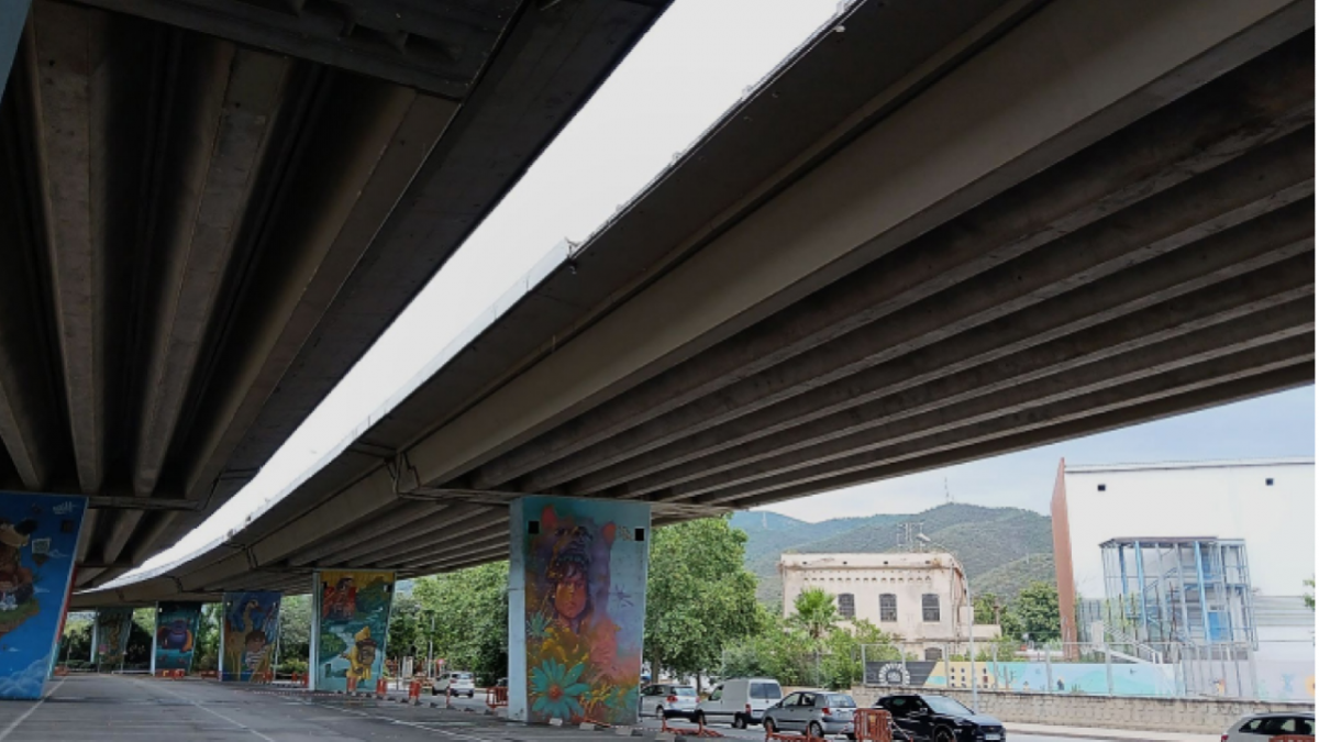 El viaducte de la C-33 a Montcada