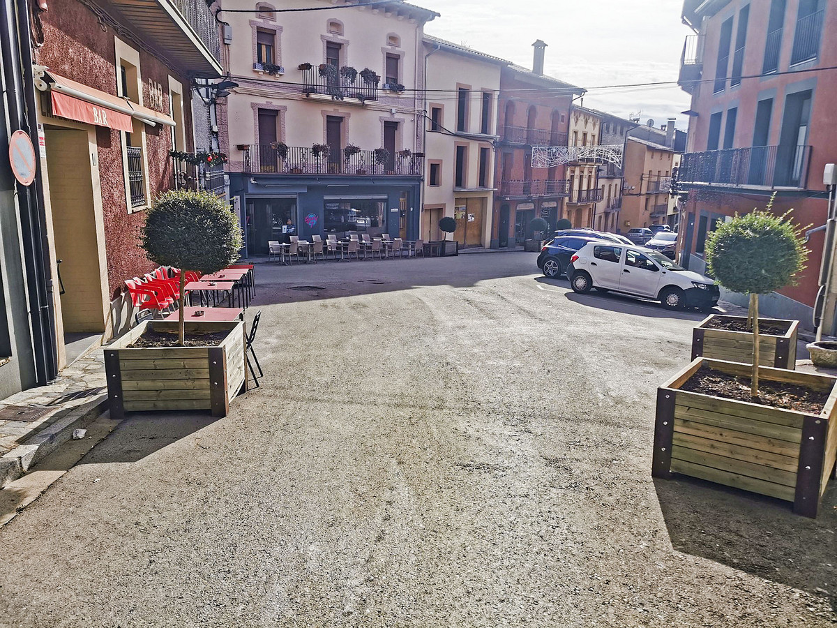 La plaça Major de Molló