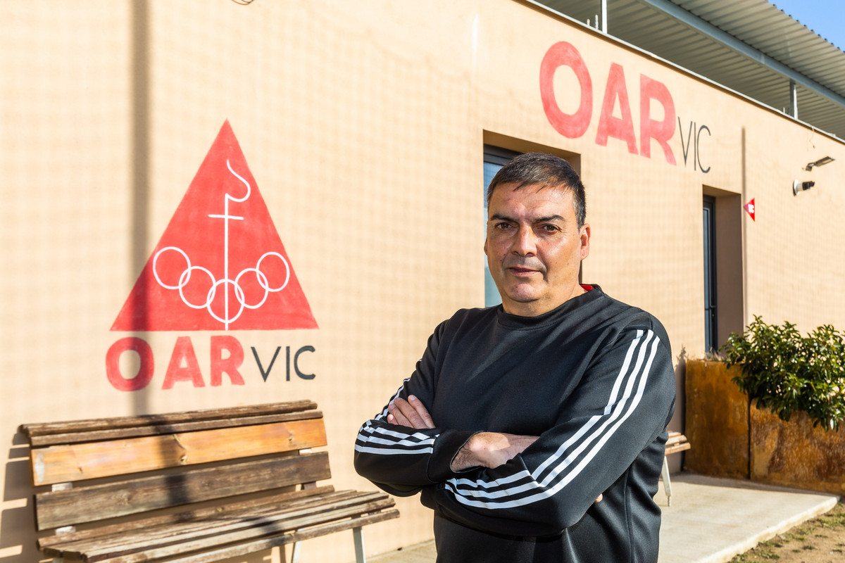Abel Castañé, aquest dijous, a les instal·lacions de l’OAR Vic