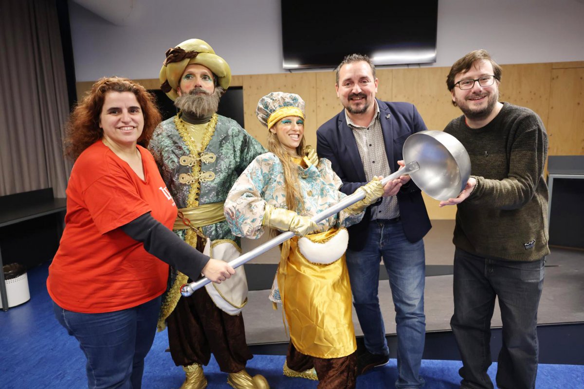 La presentació de les activitats va comptar amb la presència de la patgessa Mongeta i el patge Ganxet