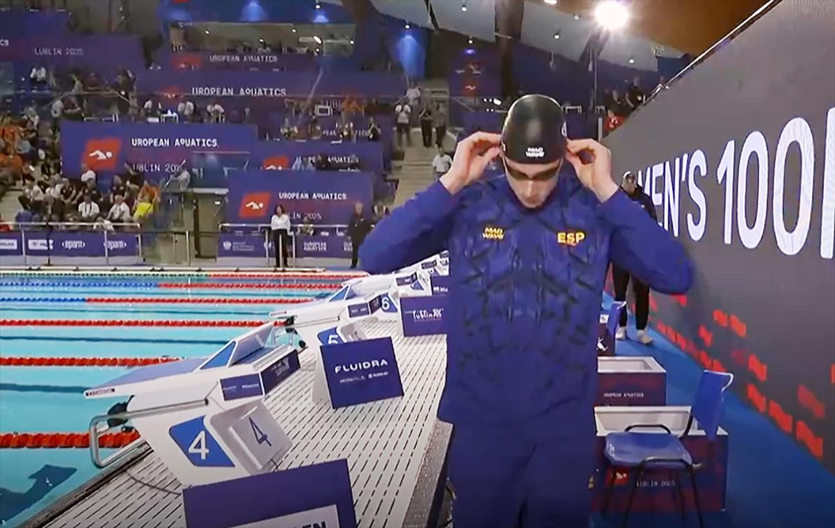 Eudald Tarrats, a punt per a un de les probes d'aquests dies a l'Europeu de Polònia