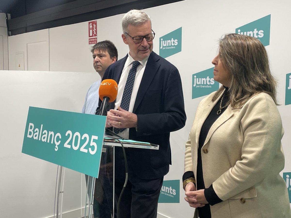 Els tres regidors de Junts a Granollers