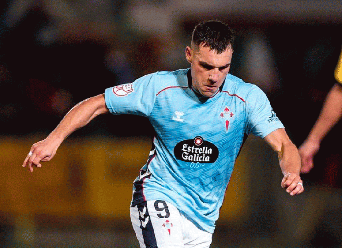 Ferran Jutglà, en un acció del partit d'aquest dijous