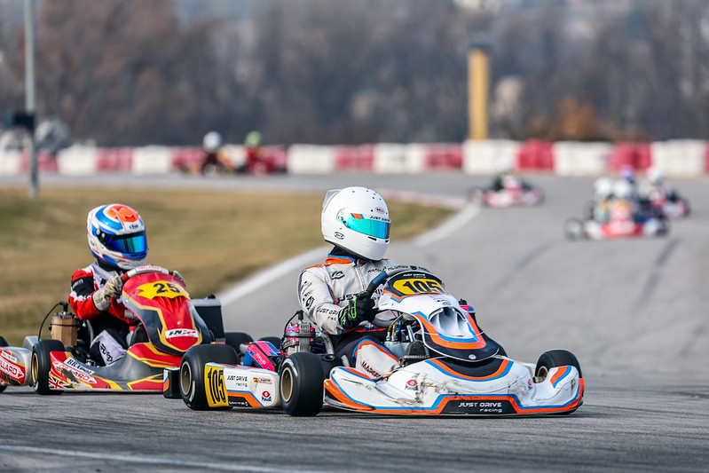 Un moment de les curses de diumenge passat el Circuit d'Osona