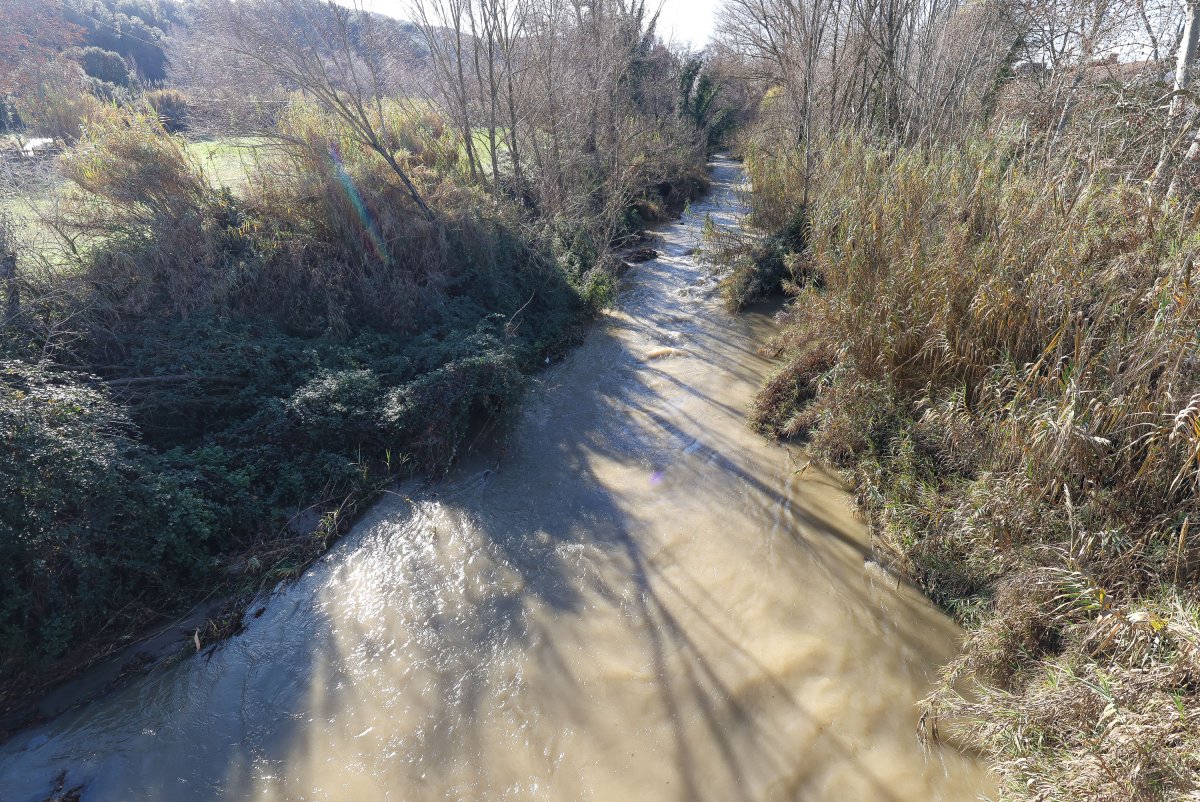La Tordera multiplicar per 20 el cabal durant la llevantada al seu pas per la comarca