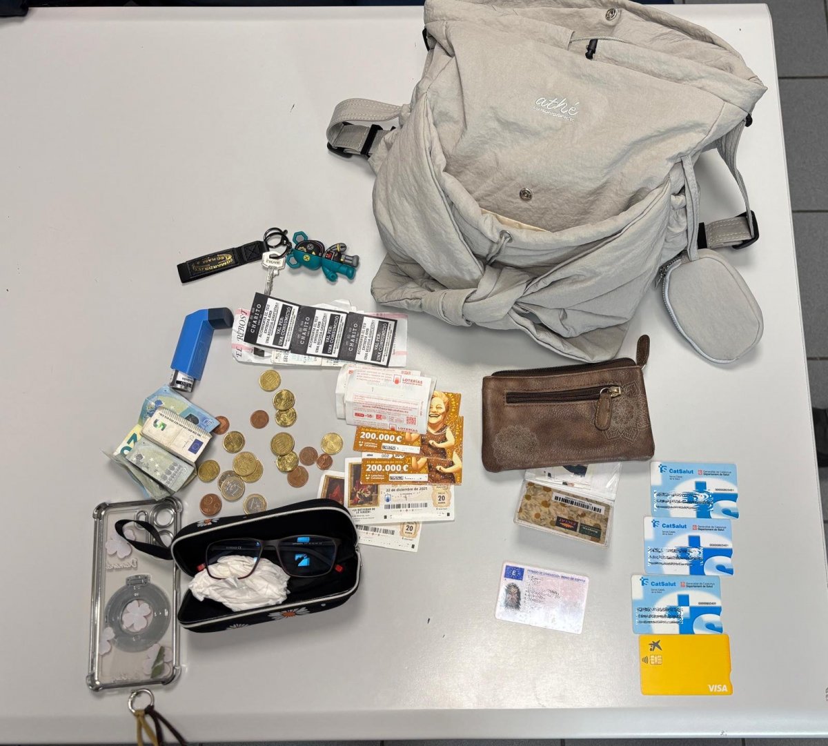 Els productes que van trobar durant l'escorcoll