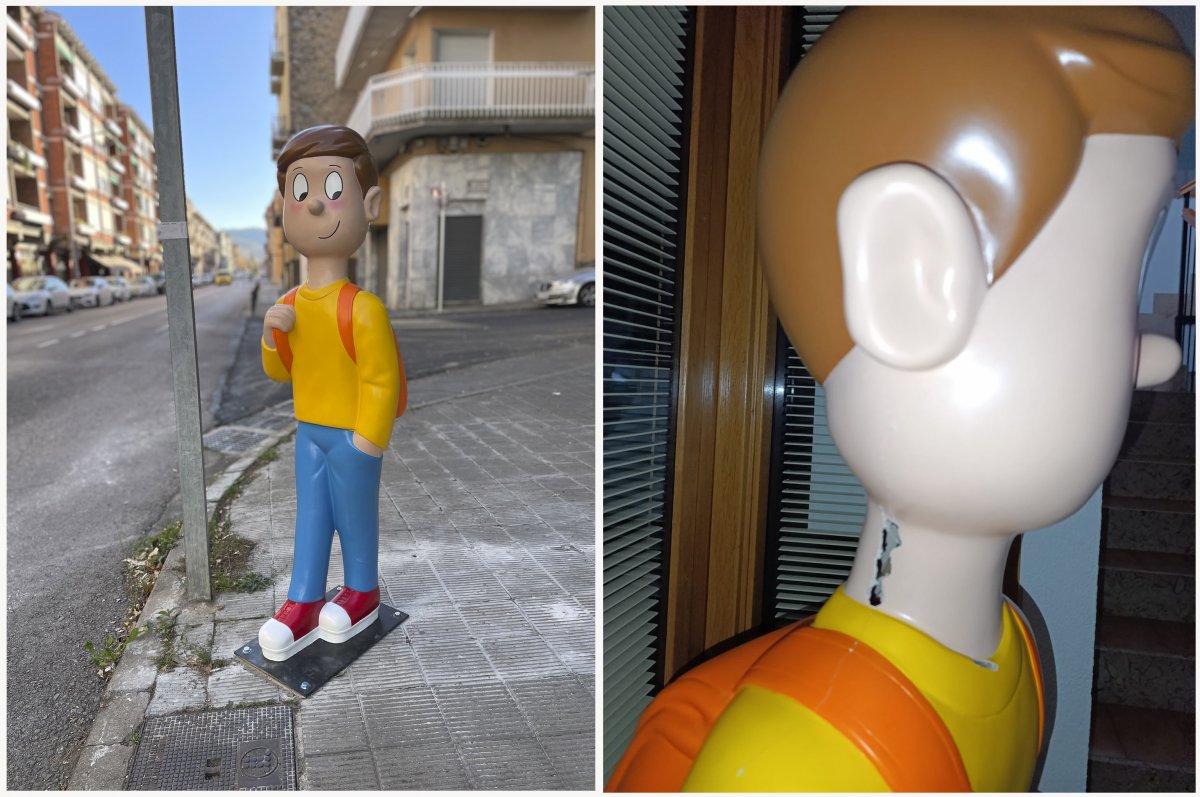 Fan malbé el ninot de l’escola Joan Maragall de Ripoll