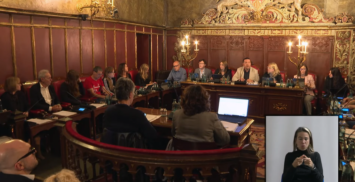 Ple de l'Ajuntament de Vic