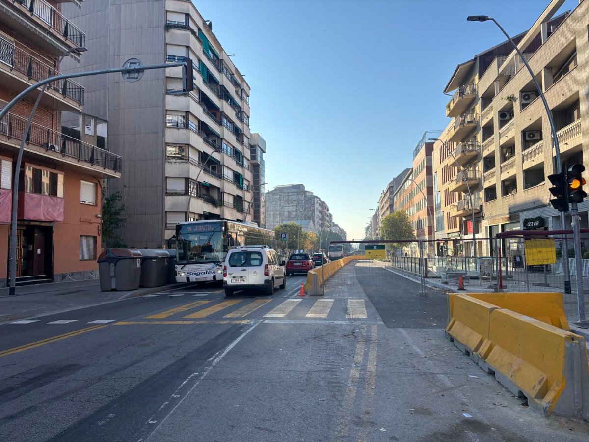 L'avinguda Sant Esteve quedarà tallada fins divendres mentre durin les obres programades