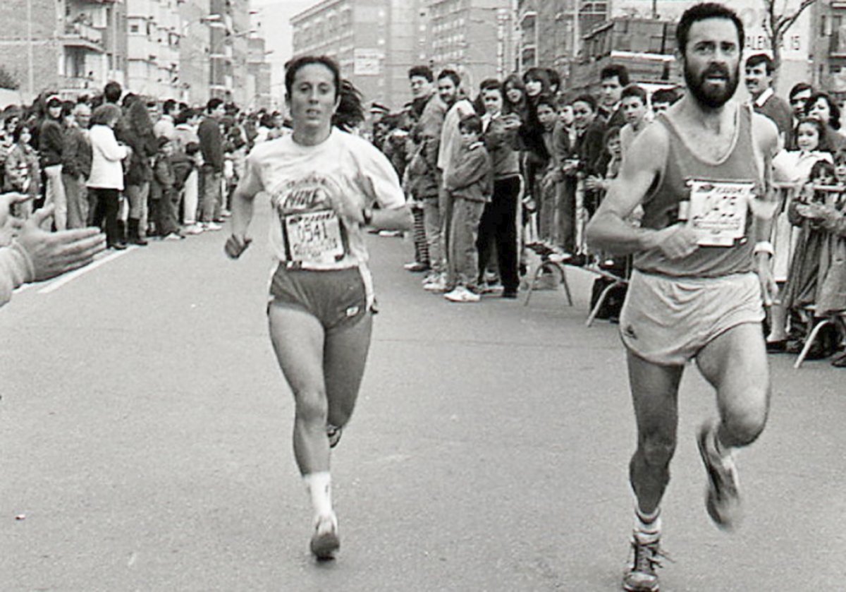 Joaquima Casas a la primera Mitja de Granollers