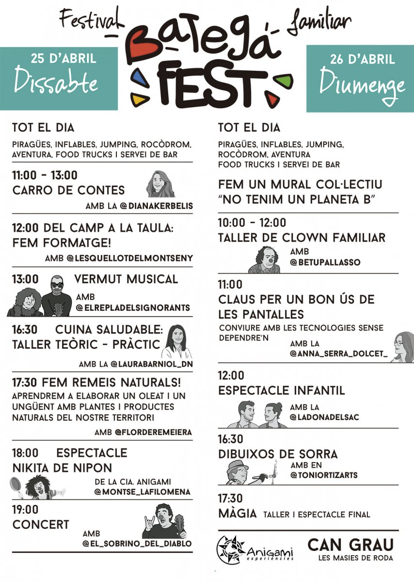 El programa del Batega Fest d'Anigami