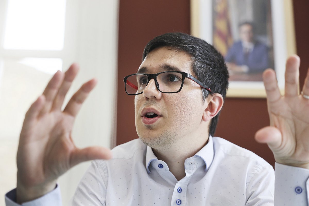 David Morales durant l'entrevista amb EL 9 NOU