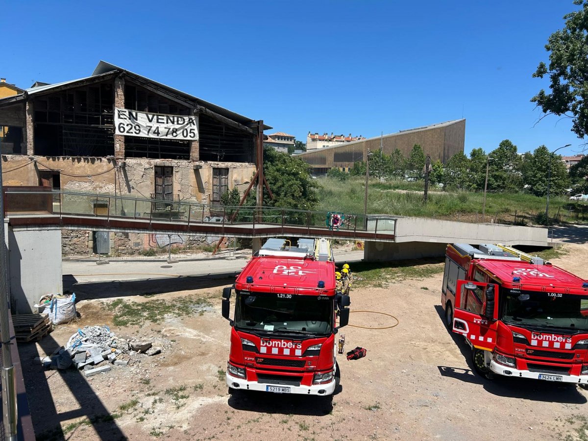 Incendi a l’adoberia de Can Macara de Vic