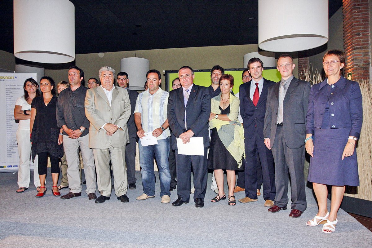 Premiats, autoritats i patrocinadors dels Premis Innovacat del 2008