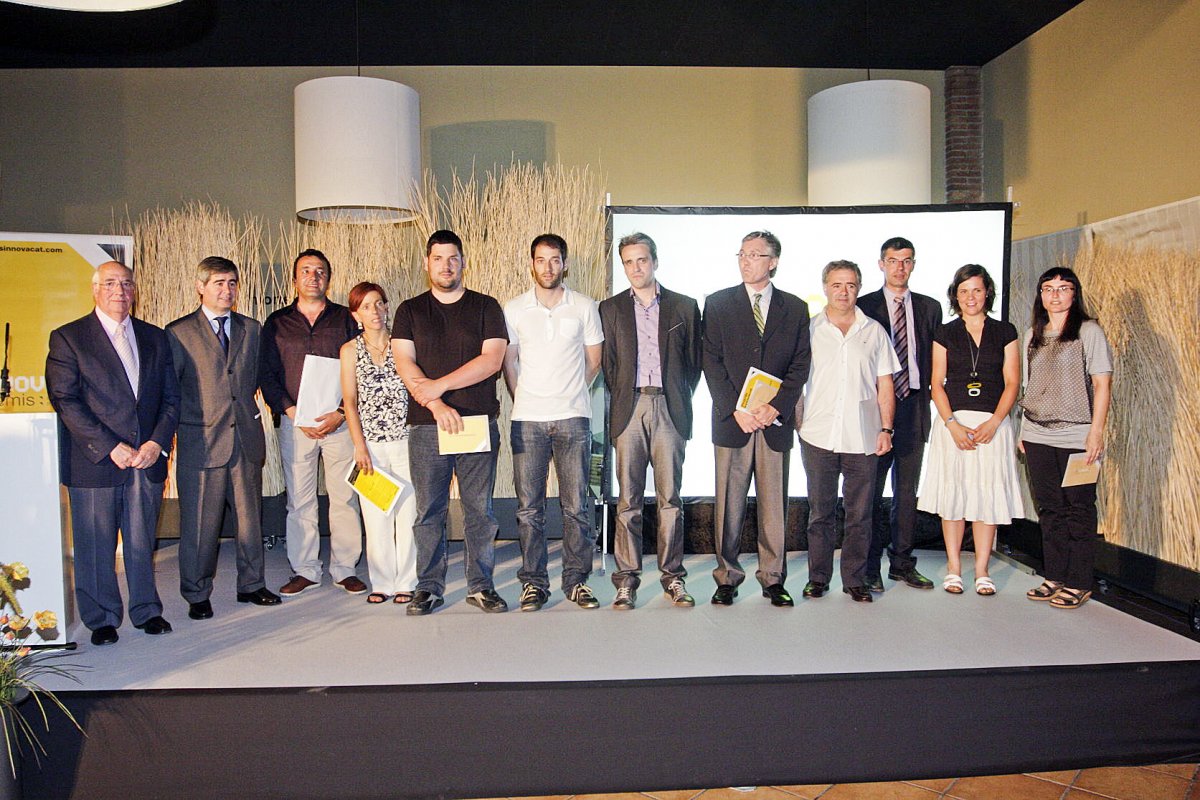 Premiats, autoritats i patrocinadors dels Premis Innovacat del 2010