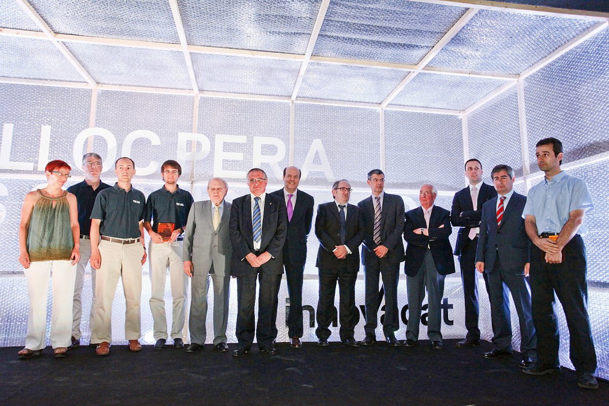 Premiats, autoritats i patrocinadors dels Premis Innovacat del 2012