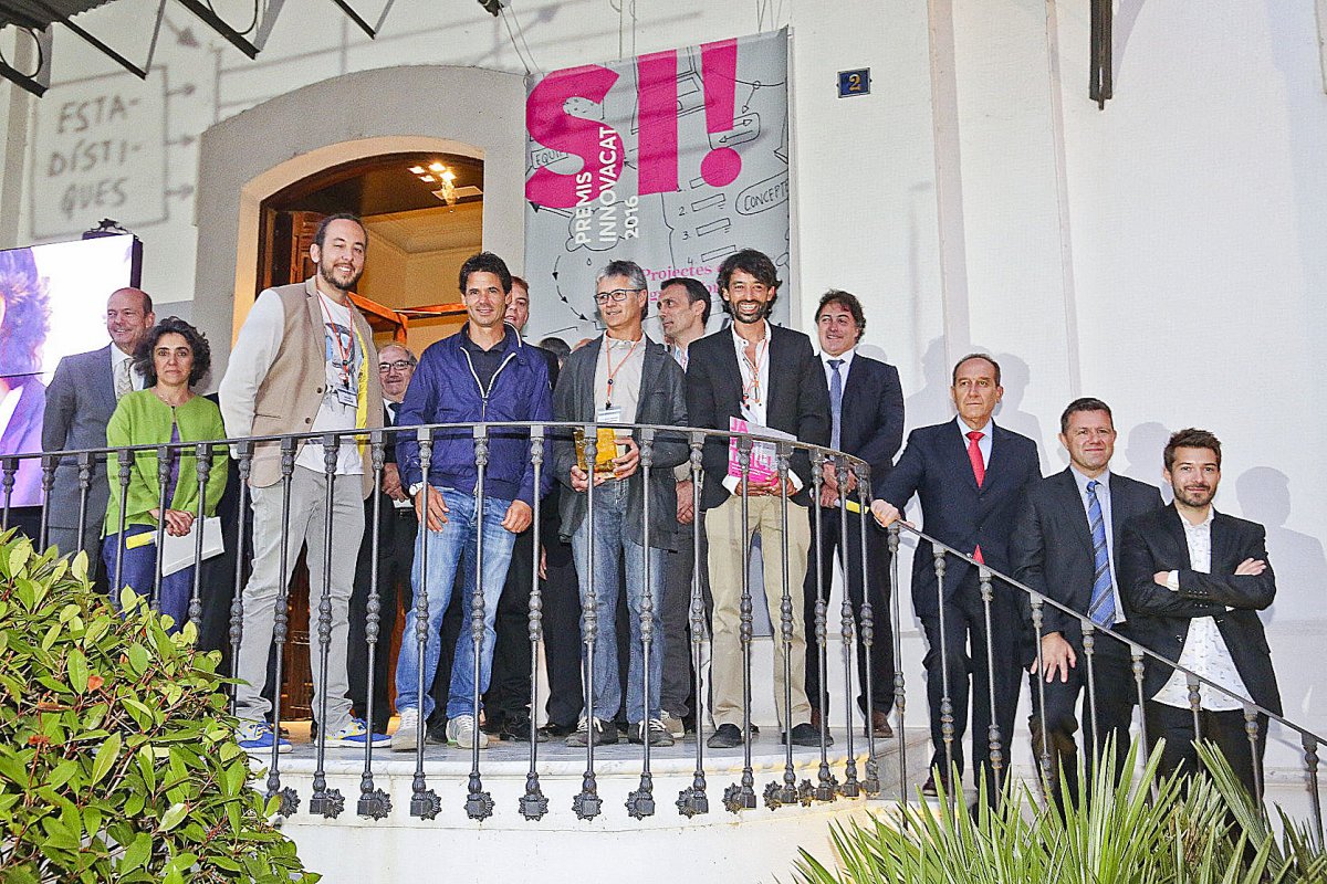 Premiats, autoritats i patrocinadors dels Premis Innovacat del 2016