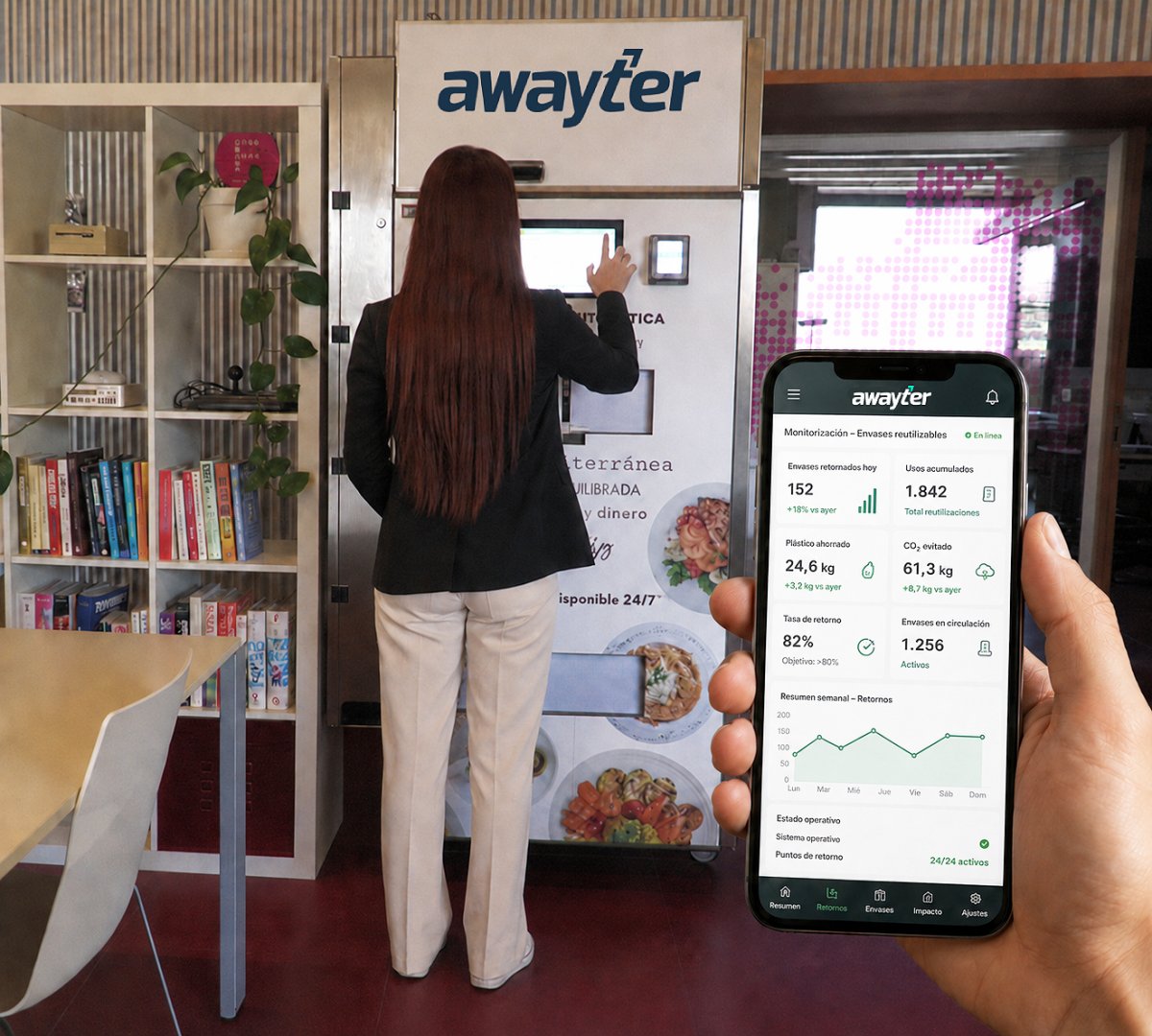 Awayter, de Vic, participa en un projecte de reutilització d’envasos