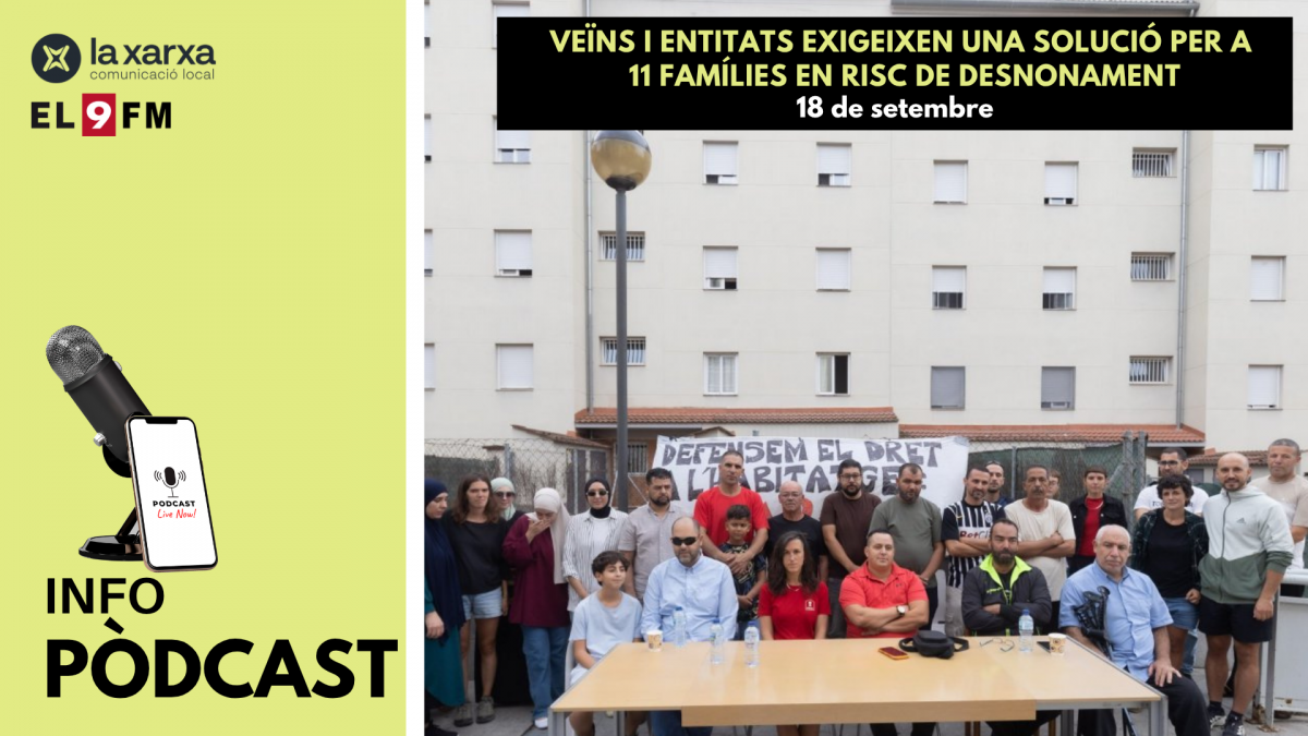 Veïns i entitats exigeixen una solució per a 11 famílies en risc de desnonament