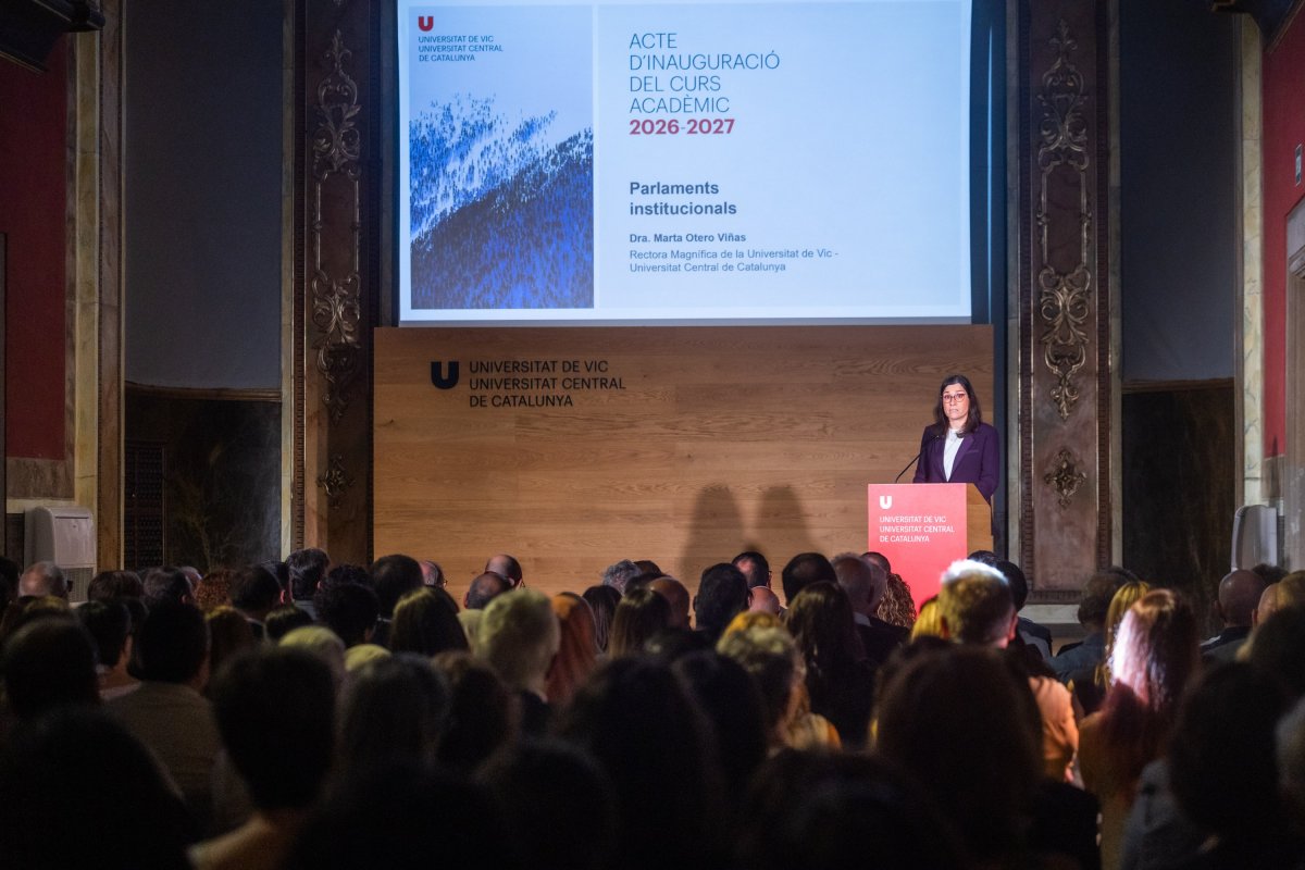La UVic-UCC obre el curs amb la reivindicació del seu paper social