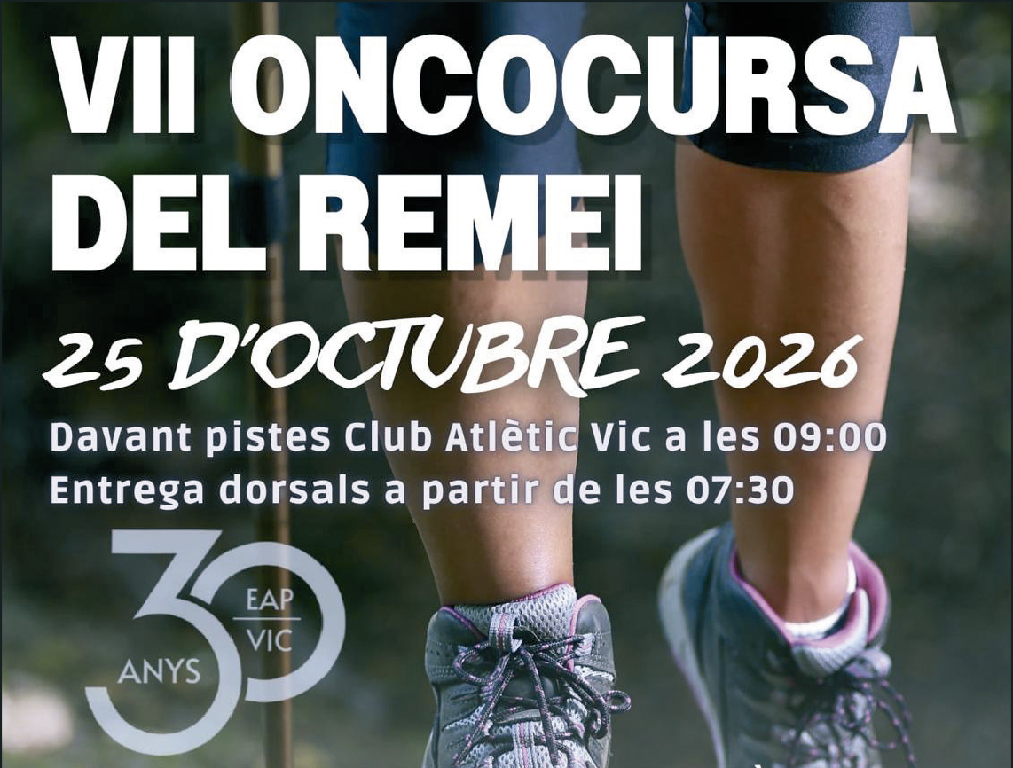 L’Oncocursa del Remei torna diumenge a Vic amb una cursa i dues caminades solidàries