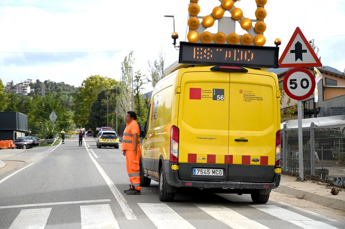 [Actualització] Hi haurà almenys dues setmanes de tall complet a la carretera de Vilanova a Vallromanes