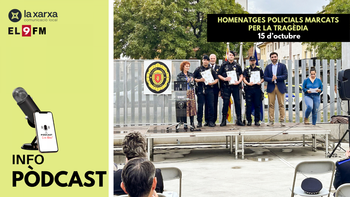 Homenatges policials marcats per la tragèdia