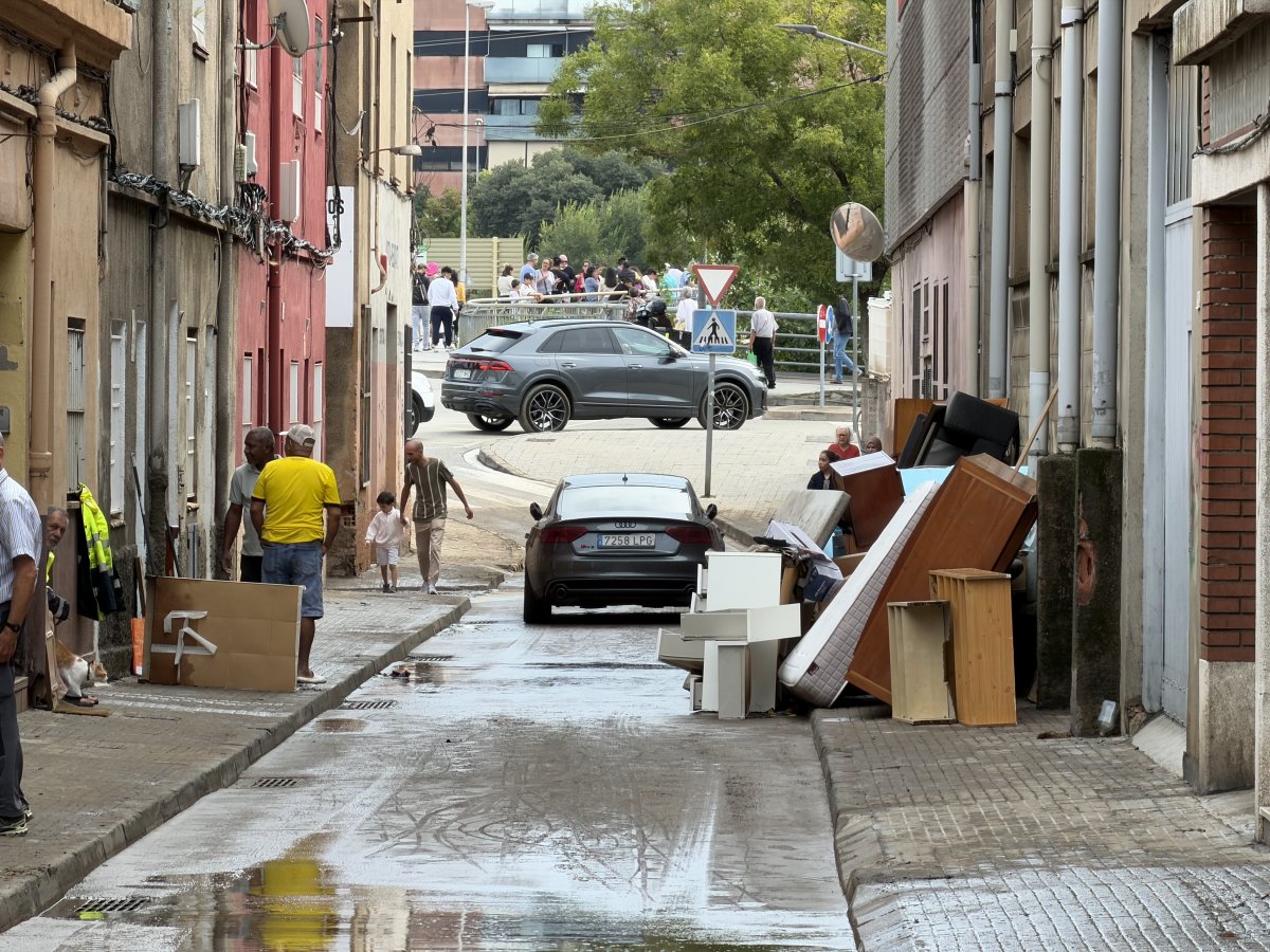 L’aiguat fa estralls a Canovelles: “Mai havíem vist res així”