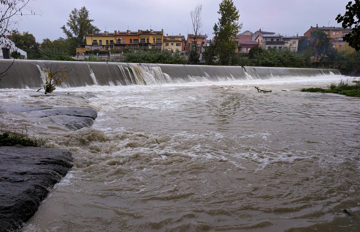 Ciuret, amb gaitebé 100 litres, lidera el rànquing de pluges de Catalunya aquestes últimes hores